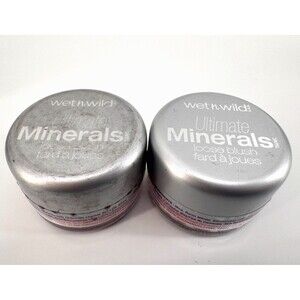 2x Wet n Wild Ultimate Loose Blush #163 Pinched Pink & #164 Purely Mauve Makeup